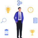 پیش‌نمایش فایل employee-is-managing-business-10243662 از پک مزایای کارکنان