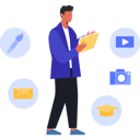 پیش‌نمایش فایل employee-is-managing-everything-10243667 از پک مزایای کارکنان