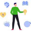 پیش‌نمایش فایل employee-is-thinking-of-creative-ideas-10243654 از پک مزایای کارکنان
