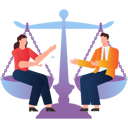 پیش‌نمایش فایل boy-and-a-girl-talking-life-balancing-10243709 از پک تعادل زندگی