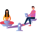 پیش‌نمایش فایل boy-and-girl-balance-scale-of-life-10243711 از پک تعادل زندگی