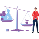 پیش‌نمایش فایل boy-put-money-and-nature-on-scale-of-life-10243724 از پک تعادل زندگی