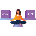 پیش‌نمایش فایل girl-balances-her-work-life-10243784 از پک تعادل زندگی