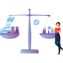 پیش‌نمایش فایل girl-balancing-factories-and-nature-10243746 از پک تعادل زندگی