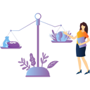پیش‌نمایش فایل girl-balancing-money-and-scale-of-world-10243722 از پک تعادل زندگی