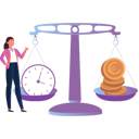 پیش‌نمایش فایل girl-balancing-time-and-money-10243752 از پک تعادل زندگی