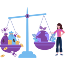 پیش‌نمایش فایل girl-looking-at-life-scale-10243730 از پک تعادل زندگی