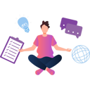 پیش‌نمایش فایل girl-meditating-10243731 از پک تعادل زندگی
