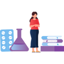 پیش‌نمایش فایل girl-standing-with-medical-books-10243792 از پک تعادل زندگی