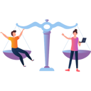 پیش‌نمایش فایل young-boy-and-girl-balancing-scale-10243717 از پک تعادل زندگی