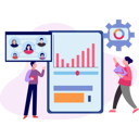 پیش‌نمایش فایل boy-and-girl-working-on-business-contacts-10094641 از پک فناوری اینترنت