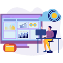پیش‌نمایش فایل boy-working-on-chart-graph-10094672 از پک فناوری اینترنت