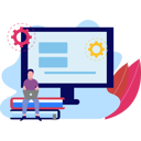 پیش‌نمایش فایل boy-working-on-laptop-10094633 از پک فناوری اینترنت