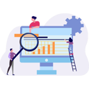 پیش‌نمایش فایل business-team-working-on-business-graph-10094689 از پک فناوری اینترنت