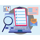 پیش‌نمایش فایل checklist-open-on-laptop-10094652 از پک فناوری اینترنت