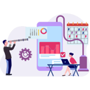 پیش‌نمایش فایل girl-working-on-graph-on-laptop-10094640 از پک فناوری اینترنت