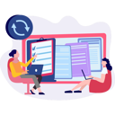 پیش‌نمایش فایل girls-talking-about-business-graphs-10094701 از پک فناوری اینترنت