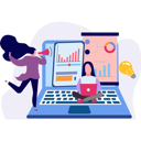 پیش‌نمایش فایل girls-working-on-business-marketing-10094675 از پک فناوری اینترنت