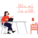 پیش‌نمایش فایل girl-is-discussing-online-doubts-of-customers-10212790 از پک فضای کار