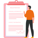 پیش‌نمایش فایل businessman-is-filling-registration-form-10260264 از پک قرارداد