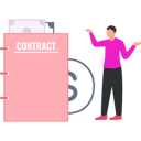 پیش‌نمایش فایل businessman-is-holding-contract-notebook-10260294 از پک قرارداد