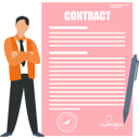 پیش‌نمایش فایل businessman-is-reading-contract-papers-10260335 از پک قرارداد