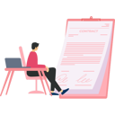 پیش‌نمایش فایل businessman-is-reading-partnership-contract-10260270 از پک قرارداد