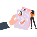 پیش‌نمایش فایل businessman-is-selecting-an-employee-10260316 از پک قرارداد