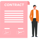 پیش‌نمایش فایل businessman-is-signing-business-contract-10260304 از پک قرارداد