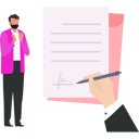 پیش‌نمایش فایل businessman-is-signing-contract-papers-10260303 از پک قرارداد