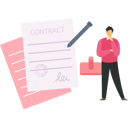 پیش‌نمایش فایل businessman-is-signing-contract-papers-10260346 از پک قرارداد