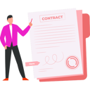 پیش‌نمایش فایل businessman-is-signing-investment-contract-10260271 از پک قرارداد