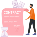 پیش‌نمایش فایل businessman-is-signing-investment-contract-10260334 از پک قرارداد