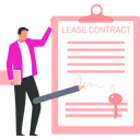 پیش‌نمایش فایل businessman-is-signing-lease-contract-10260298 از پک قرارداد