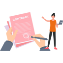 پیش‌نمایش فایل businessman-is-signing-the-contract-10260290 از پک قرارداد