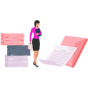 پیش‌نمایش فایل businesswoman-is-arranging-contract-papers-10260288 از پک قرارداد