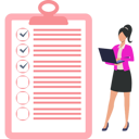 پیش‌نمایش فایل businesswoman-is-looking-at-the-task-list-10260266 از پک قرارداد