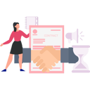 پیش‌نمایش فایل businesswoman-is-signing-business-contract-10260293 از پک قرارداد