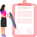 پیش‌نمایش فایل businesswoman-is-signing-partnership-contract-10260338 از پک قرارداد