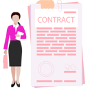 پیش‌نمایش فایل businesswoman-is-verifying-business-contract-10260261 از پک قرارداد
