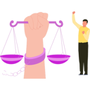 پیش‌نمایش فایل businessman-is-weighing-human-rights-10283791 از پک حقوق بشر