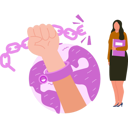 پیش‌نمایش فایل businesswoman-is-snatching-human-rights-away-10283803 از پک حقوق بشر