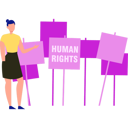 پیش‌نمایش فایل girl-is-making-human-rights-banner-10283739 از پک حقوق بشر