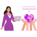 پیش‌نمایش فایل girl-is-posting-for-human-rights-on-social-media-10283734 از پک حقوق بشر