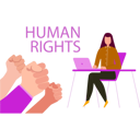 پیش‌نمایش فایل girl-is-posting-for-human-rights-on-social-media-10283788 از پک حقوق بشر