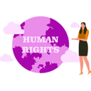 پیش‌نمایش فایل girl-is-working-for-human-rights-10283732 از پک حقوق بشر