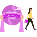 پیش‌نمایش فایل girl-is-working-for-human-rights-10283740 از پک حقوق بشر