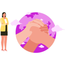 پیش‌نمایش فایل girl-votes-for-universal-human-rights-10283814 از پک حقوق بشر