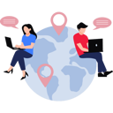 پیش‌نمایش فایل boy-and-girl-working-remotely-10292156 از پک شبکه اجتماعی
