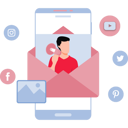 پیش‌نمایش فایل boy-is-doing-online-marketing-10292167 از پک شبکه اجتماعی